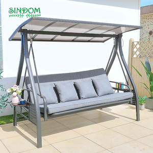 Sindom Modern Outdoor Garden Aluminium Hanging Bed Patio Swing Chair