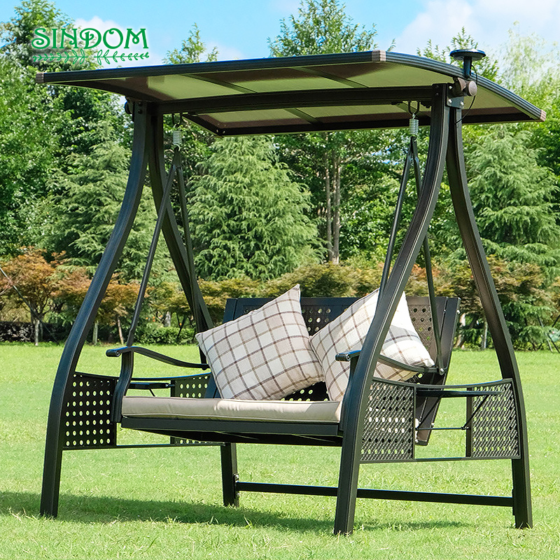 Antique High Quality Luxury Casting Aluminium Chair Patio Swings for Outdoor