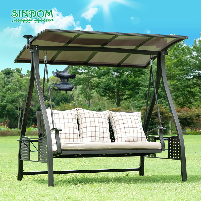 Antique High Quality Luxury Casting Aluminium Chair Patio Swings for Outdoor