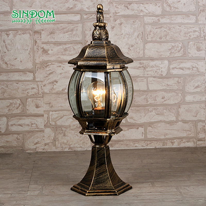 Sindom Wholesale Chinese Factory Led Gate Light Garden Outdoor Pillar Lamp for Decoration