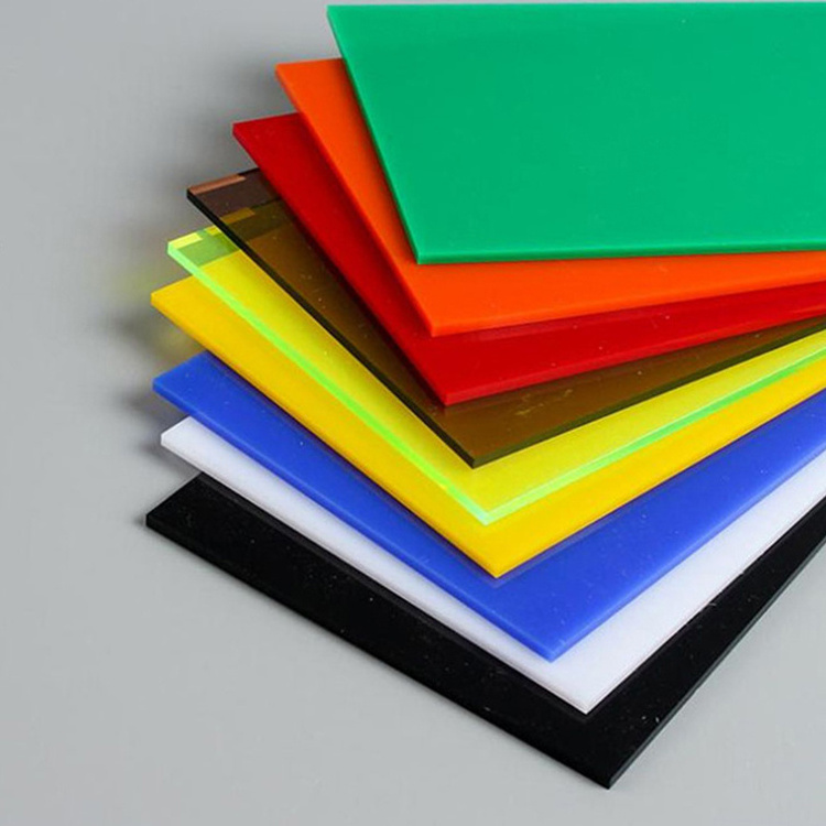 High quality 3mm 5mm acrylic panels 1220x2440mm colored white black red green acrylic plastic sheets