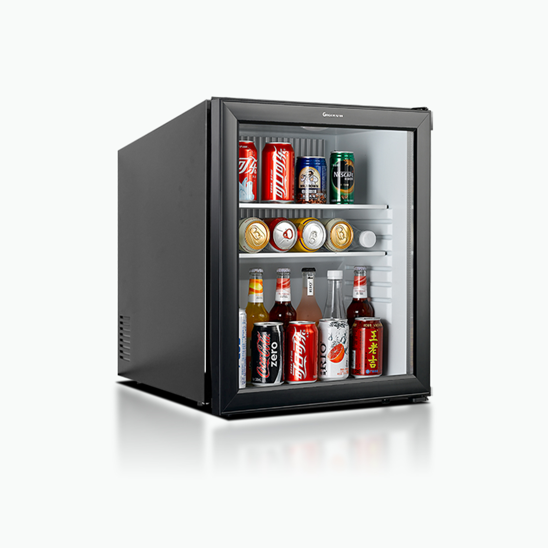 Wholesale Absorption Small 60L Mini bar Hotel Refrigerator with Lock Option