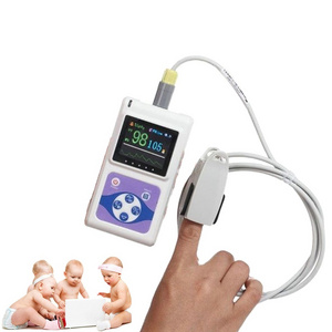 CMS60D with Adult Paediatric Neonatal SPO2 Probe PC Software Handheld fingertip pulse Oximeter