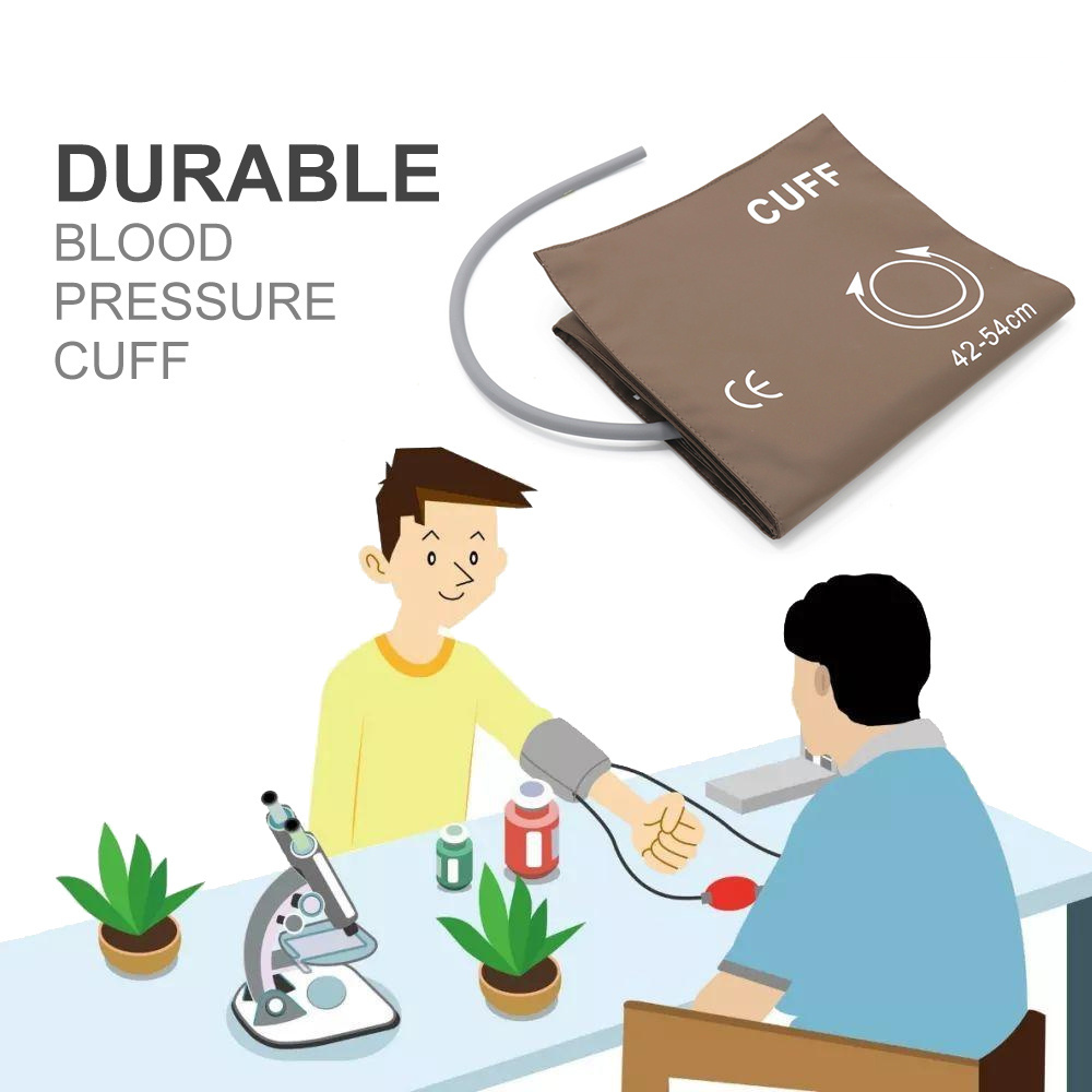 Medical Accessories Hospital Blood Pressure Monitor Cuffs Nylon Double Tube Adult Reusable Nibp Cuff