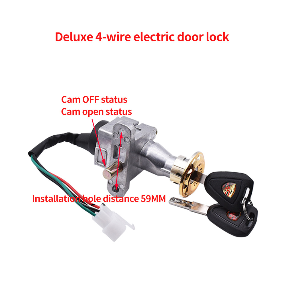 electric motorcycle scooter ignition key power switch lock set for Two-wheeled vehicle