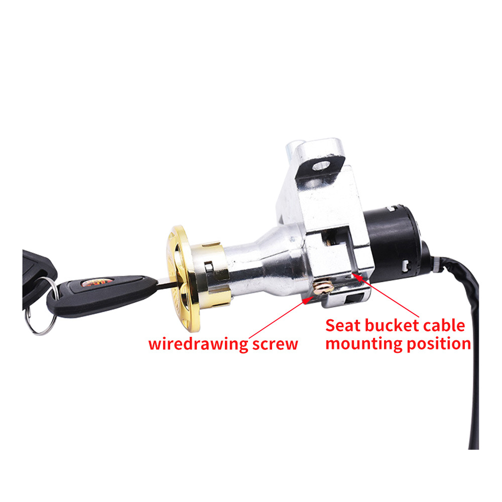 electric motorcycle scooter ignition key power switch lock set for Two-wheeled vehicle