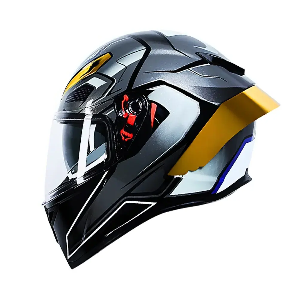 Motorcycle helmets for men and women, winter personalized safety Bluetooth motorcycle full-face helmets