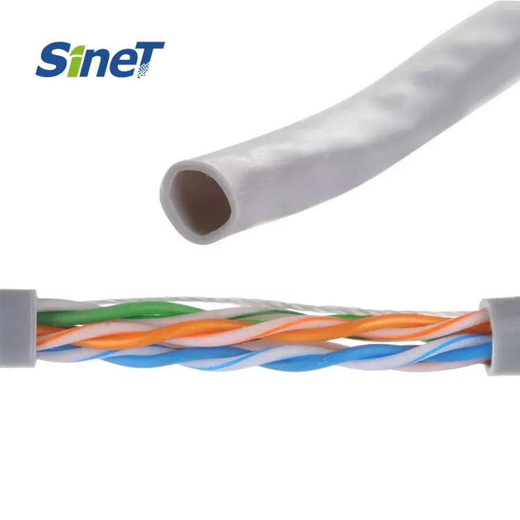 Professional Manufacturer Supply Cat5 Telephone Cable BC/CCA Gray Cable Wiring Cat5e 2P Twisted Solid 100m/305m/500m/1000m UTP