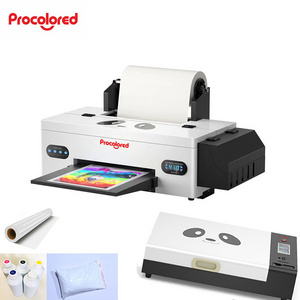 DIY PET Film White Toner DTF Tshirt Fabric Textile Printing Machine A3 A4 l1800 DTF Printer