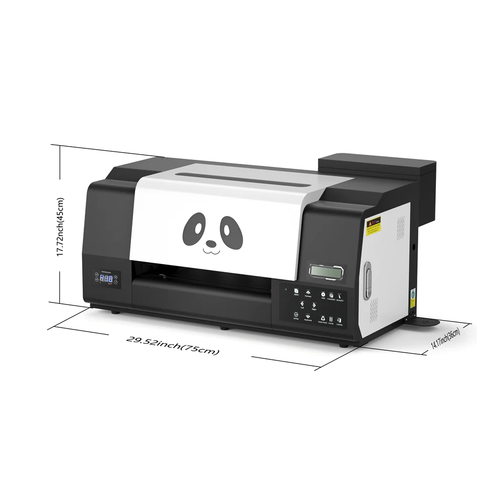 DTF A3 Printer  Digital Printer for Clothes Print With two Epson XP600 I3200 Printhead DTF Printer Printing Machine