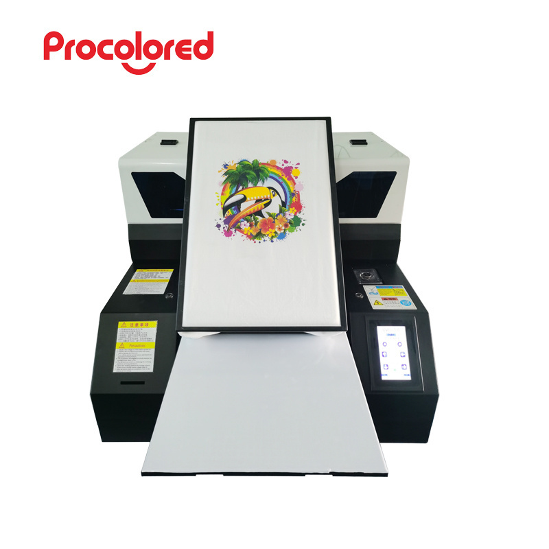 Procolored A3 A4 Digital Direct to Garment Printing Machine Textile Cotton Fabrics T Shirt Cloth DTG Printer for Tshirt print