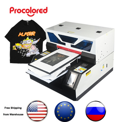 Procolored A3 size digital direct to garment textile t-shirt printing machine DTG printer