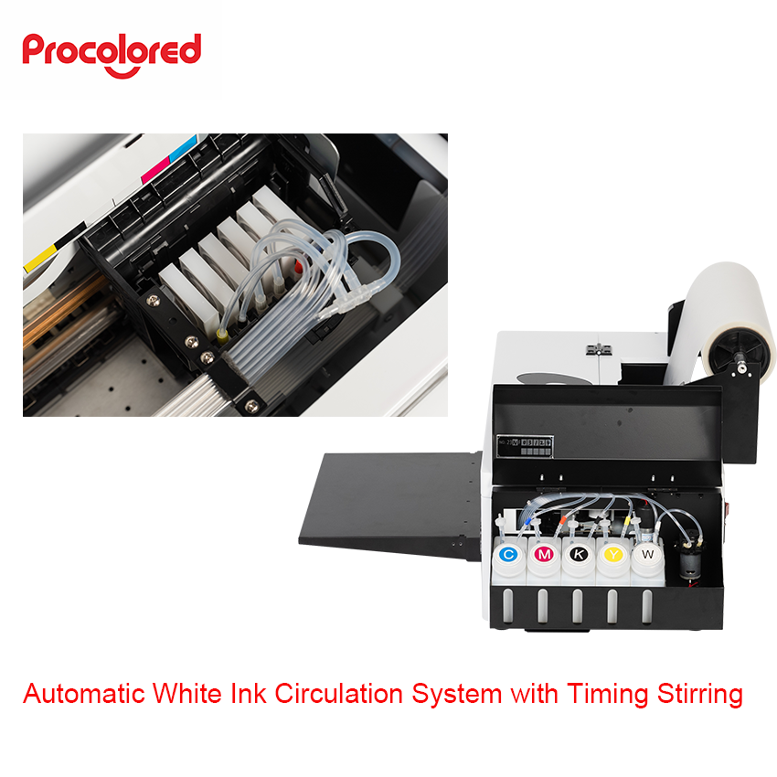 DIY PET Film White Toner DTF Tshirt Fabric Textile Printing Machine A3 A4 l1800 DTF Printer