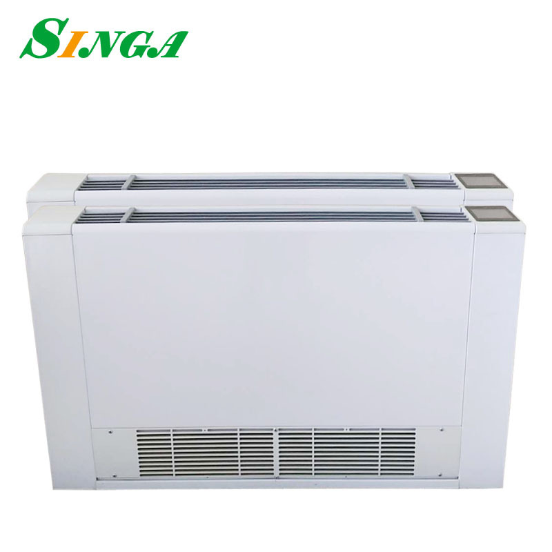 High performance floor standing fan coil for heating cooling