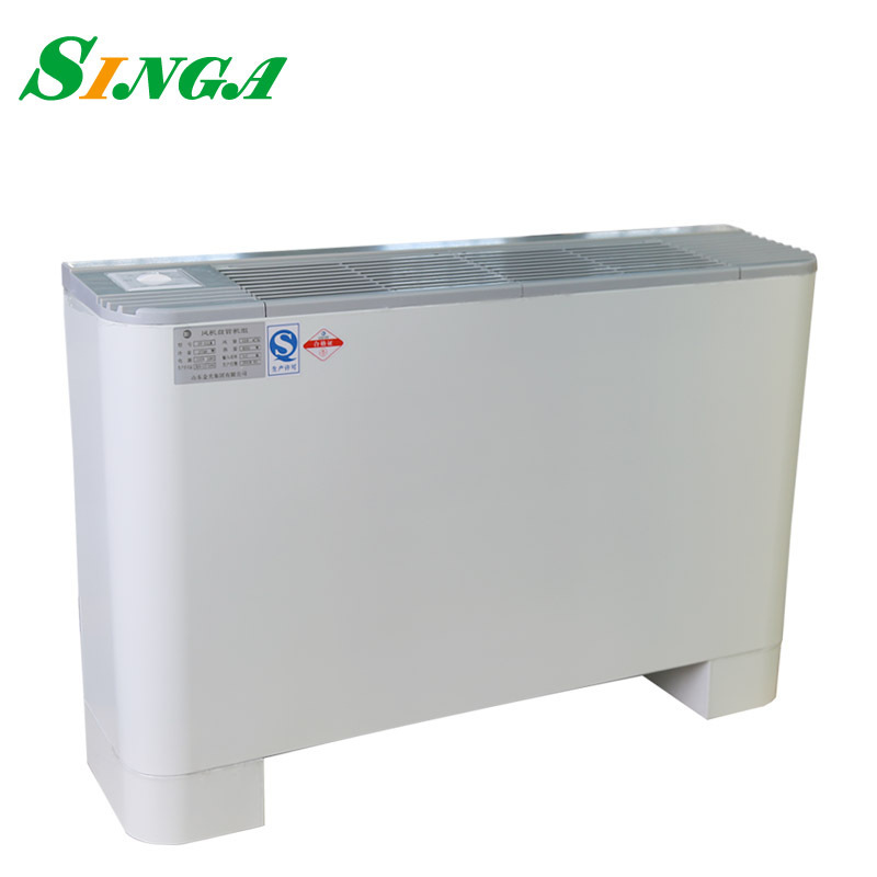 Floor standing fan coil unit/ vertical heating and cooling fan coil unit price