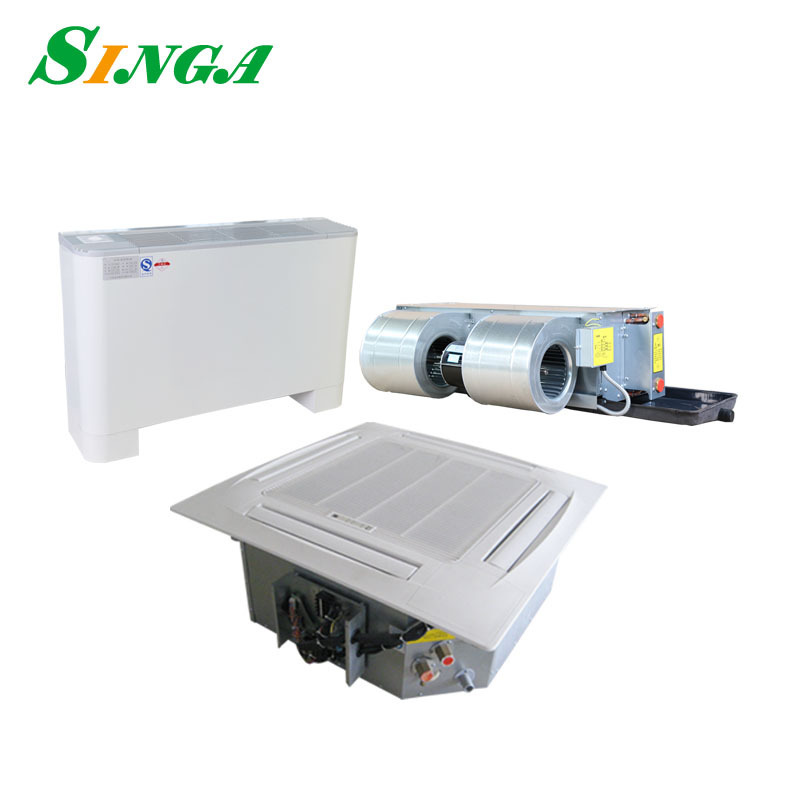 Floor standing fan coil unit/ vertical heating and cooling fan coil unit price