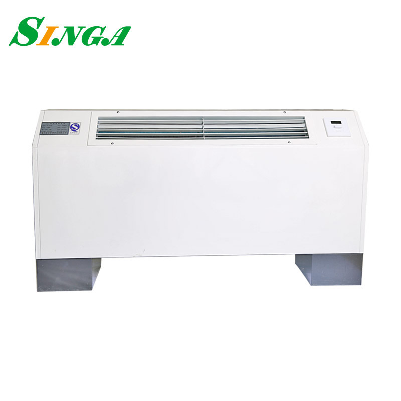 Floor standing fan coil unit/ vertical heating and cooling fan coil unit price