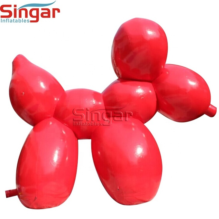 Giant inflatable red balloon dog model for advertising decoration