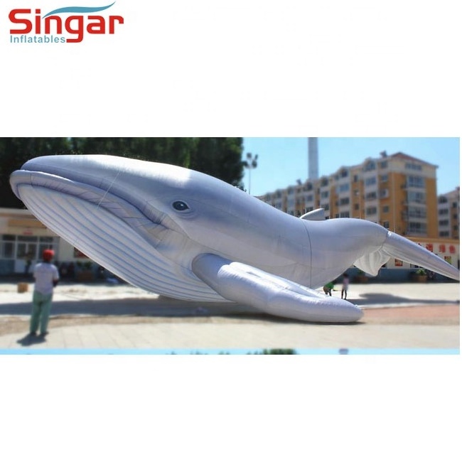 Marine theme inflatables giant sea animal model inflatable whale  inflable whalefor decoration