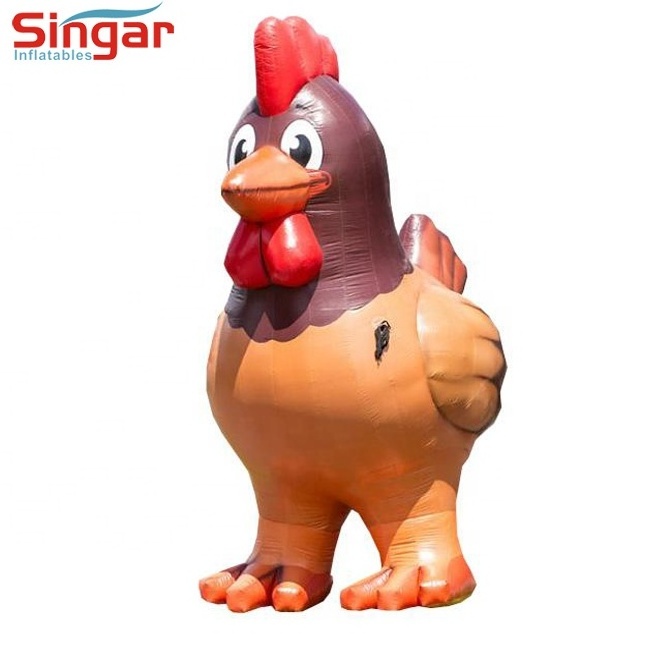 Inflatable chicken moscot balloon animal mascot Giant inflatable animals