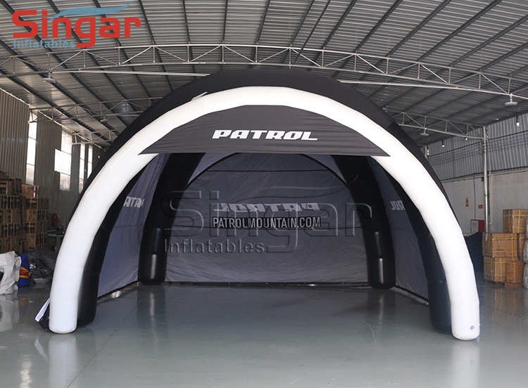 Air sealed giant inflatable advertising tent booth canopy with shadow for promotion