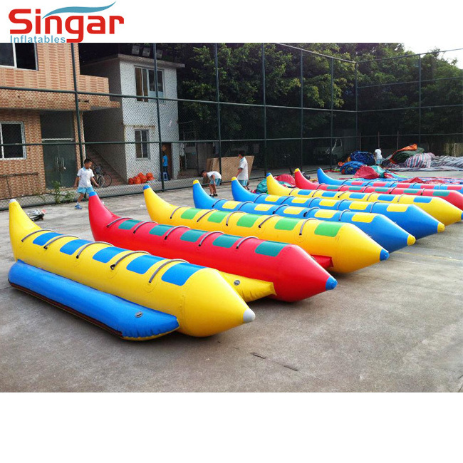 HOT 10 people inflatable banana leisure boat with top quality