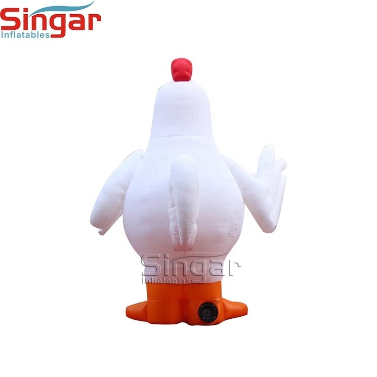 Inflatable mascots giant customized advertising inflatable rooster/chicken/cock for sale