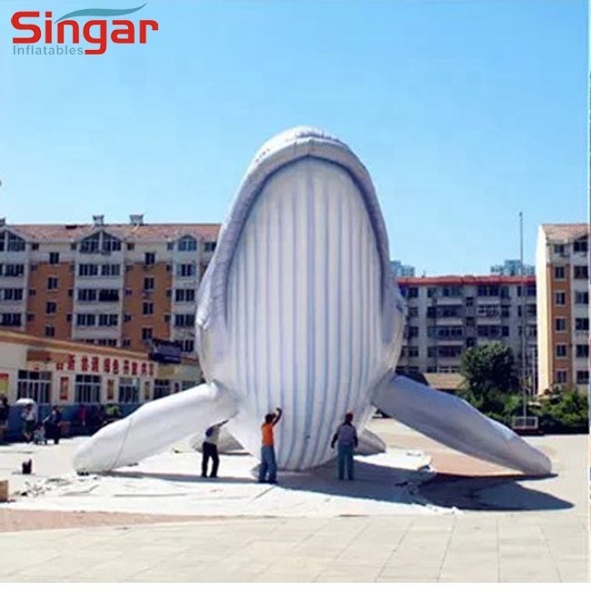 Marine theme inflatables giant sea animal model inflatable whale  inflable whalefor decoration