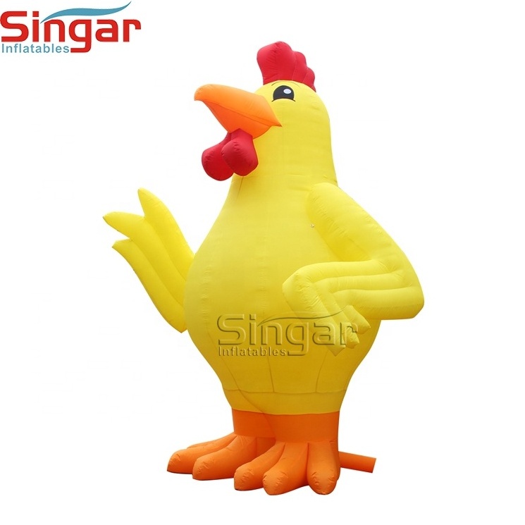 Inflatable chicken moscot balloon animal mascot Giant inflatable animals