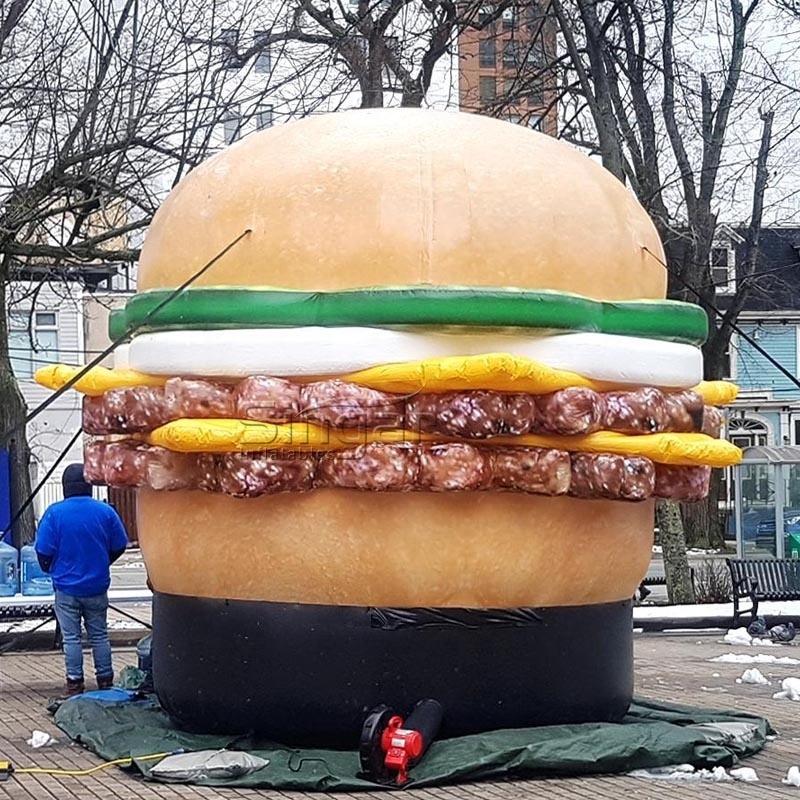 Inflatable promotion giant advertising inflatable burger hamburger