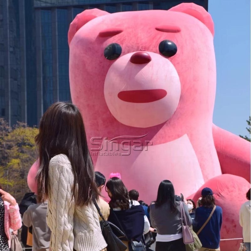 Event party decoration inflatable animal mascot bear replica model giant inflatable teddy bear