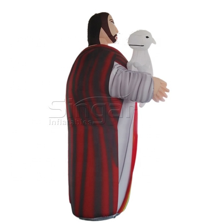 Giant inflatable jesus model for church