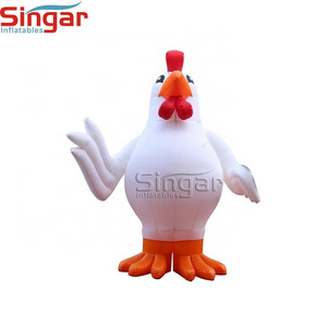 Inflatable mascots giant customized advertising inflatable rooster/chicken/cock for sale