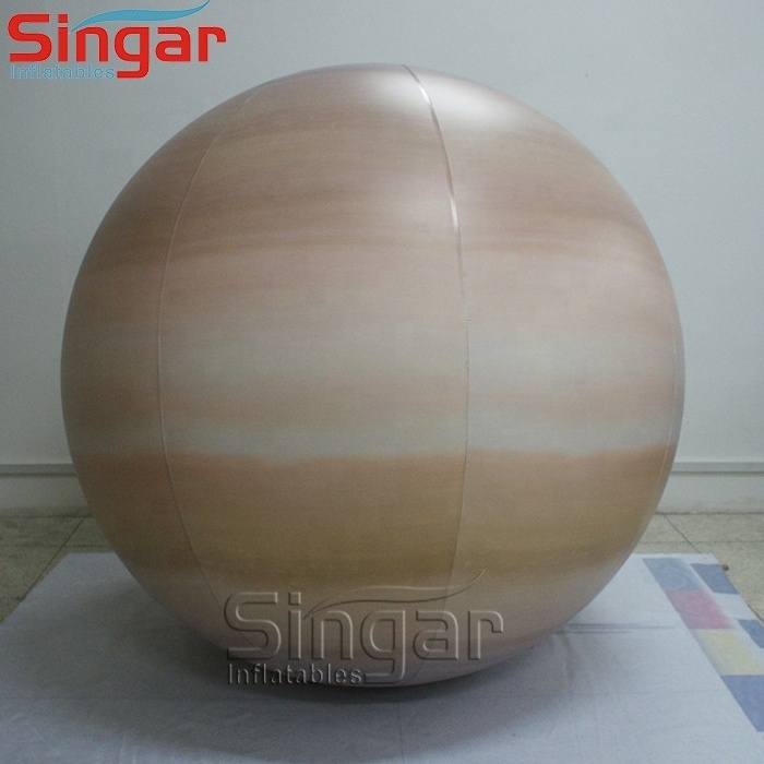 Solar system inflatable Saturn Planet Balloons Saturn Planet balls for ceiling decoration