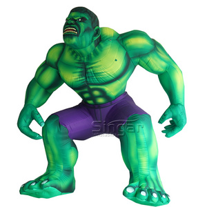 4m inflatable cartoon inflatable movie characters incredible hulk for sale