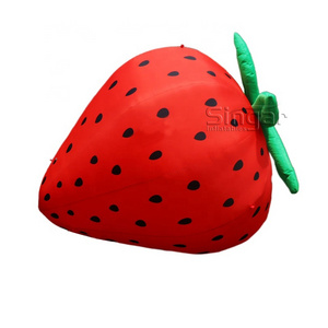 2.5m decoration inflatable strawberry balloon strawberry model for promotion