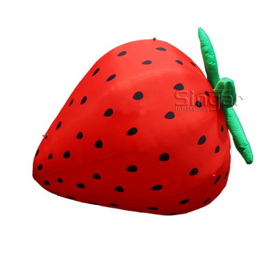 2.5m decoration inflatable strawberry balloon strawberry model for promotion