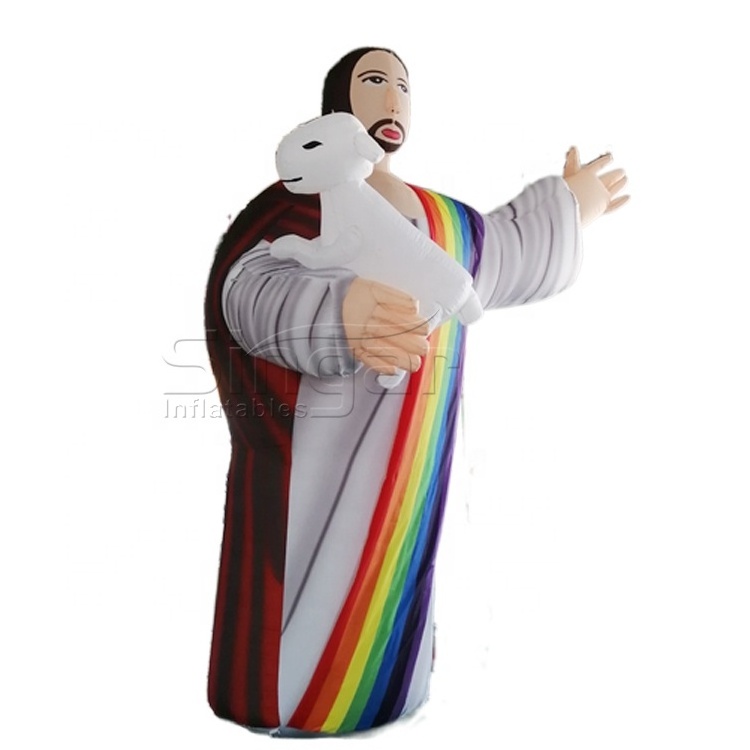 Giant inflatable jesus model for church