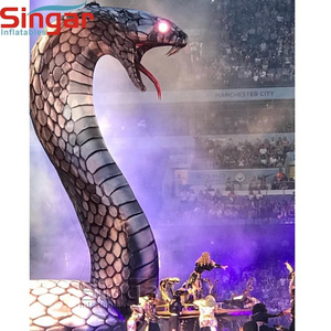 Stage decoration inflatable stage decor animals lifelike  giant inflatable snake model