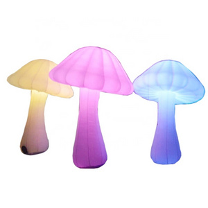 Custom inflatable yard stage decoration giant LED inflatable mushroom