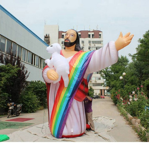 Giant inflatable jesus model for church