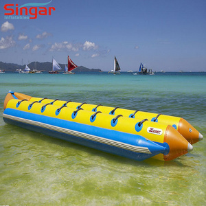 HOT 10 people inflatable banana leisure boat with top quality