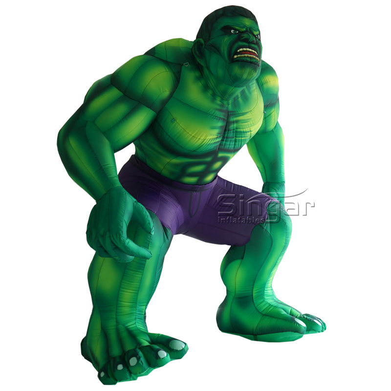 4m inflatable cartoon inflatable movie characters incredible hulk for sale