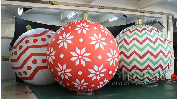 6.6ft airtight PVC christmas decoration inflatable candy cane balloons