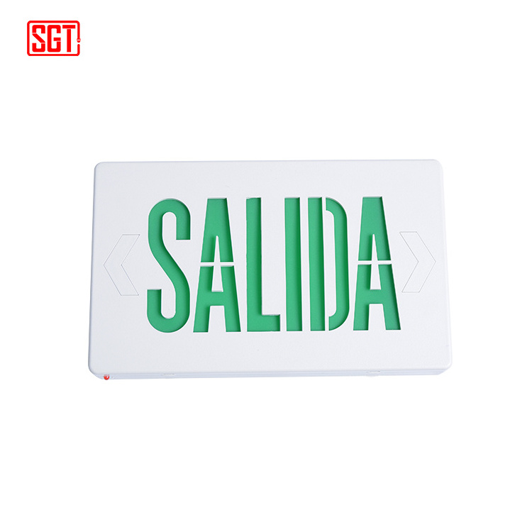 American standard SALIDA led emergency exit sign light with battery backup