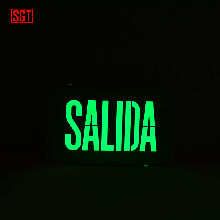 American standard SALIDA led emergency exit sign light with battery backup