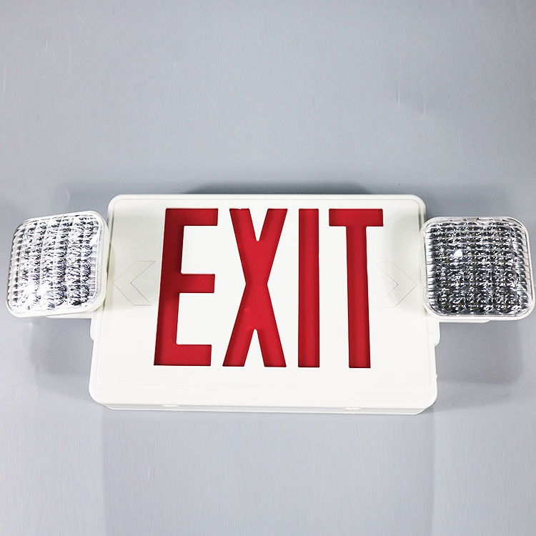 UL & cUL Approved Hotel use led emergency exit light Emergency Exit sign Lighting battery powered exit signs