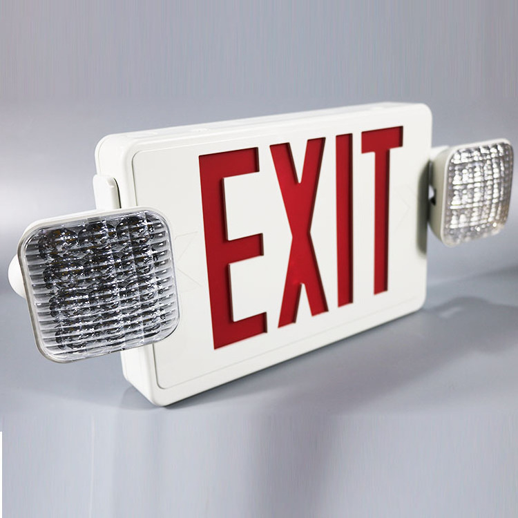 UL & cUL Approved Hotel use led emergency exit light Emergency Exit sign Lighting battery powered exit signs