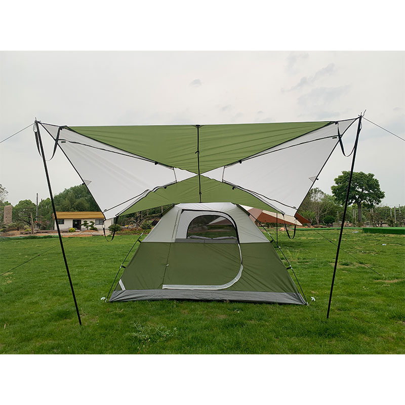 2020 new light sunshade external tent variable 4-person tent beach tent portable advanced outdoor sunshade waterproof