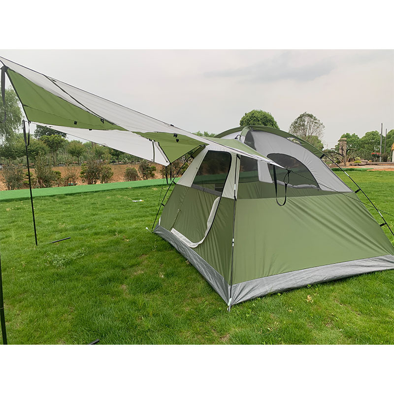 2020 new light sunshade external tent variable 4-person tent beach tent portable advanced outdoor sunshade waterproof